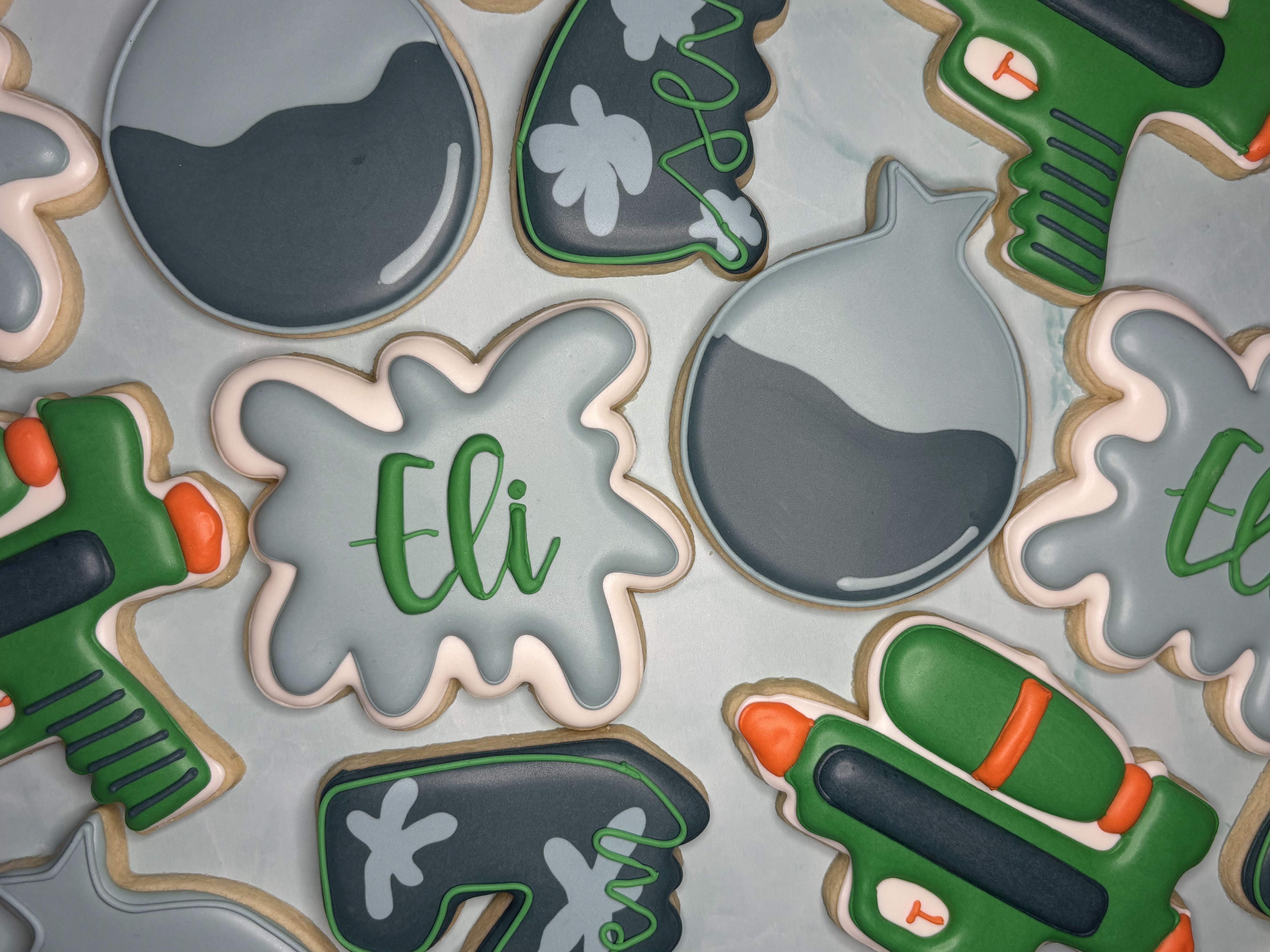 Eli laser tag splatter bomb birthday party