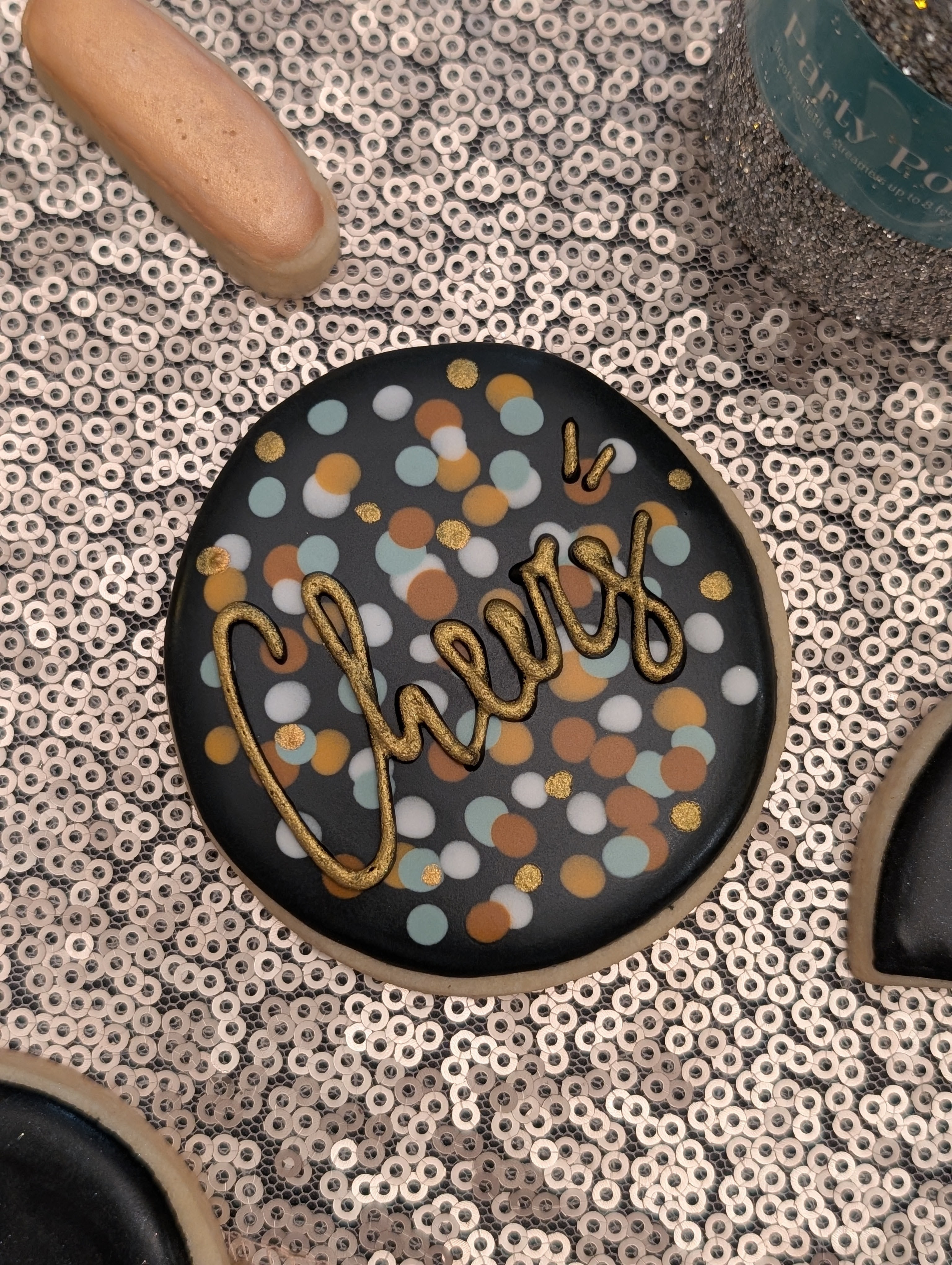 New Year celebration cookies